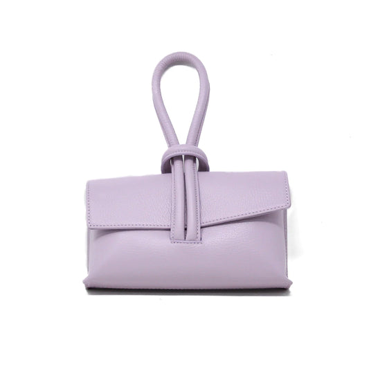 Dixie Lilac Leather Wristlet