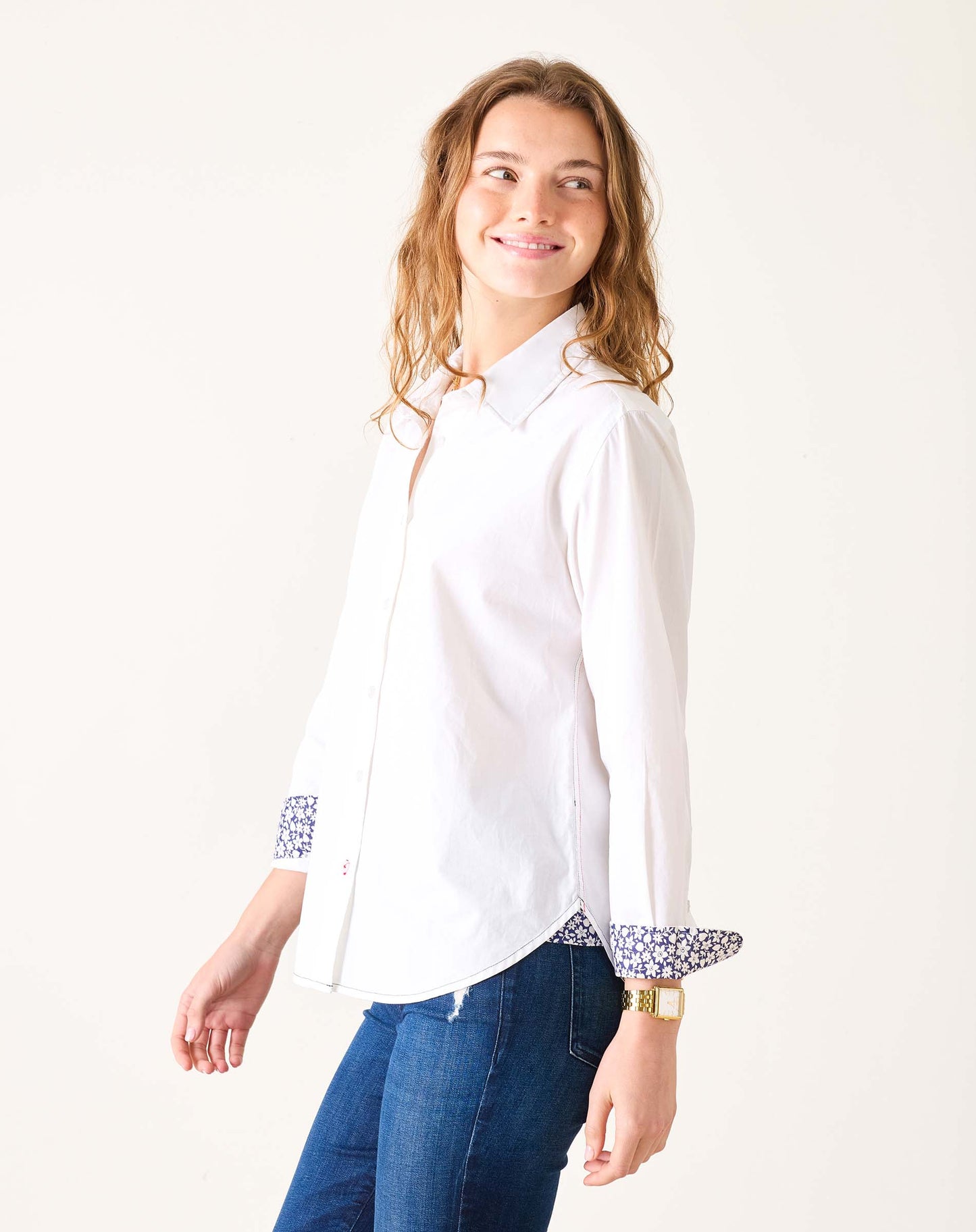 Margot Button Up Shirt - White