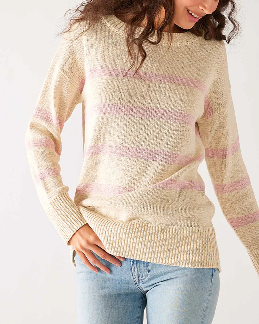 Seasider Pink Boatneck Sweater