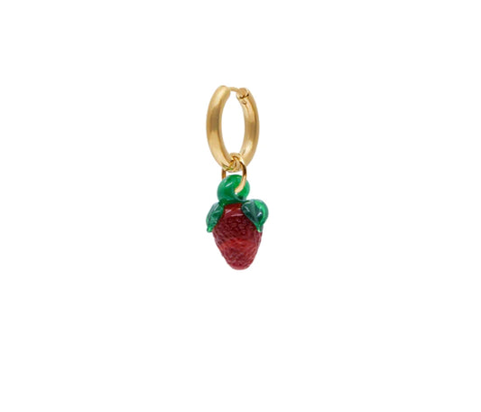 Strawberry Glass Earrings