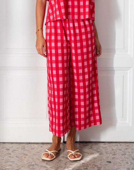 Veranda Cropped Pant - Buffalo Check