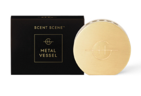 Scent Scene Gold Metal Vessel