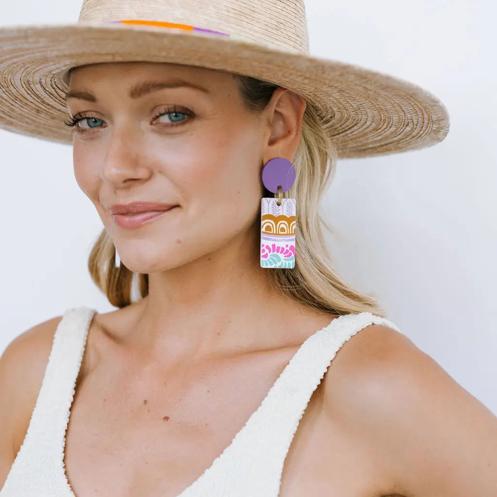 Lilac Cabana Earrings