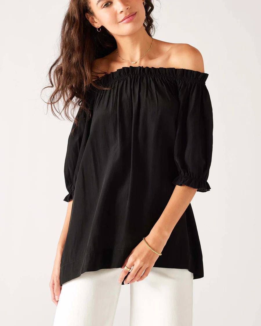 Ibiza Black Blouse