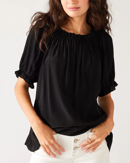 Ibiza Black Blouse