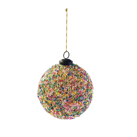 Festive Sequin Ornament - 4"